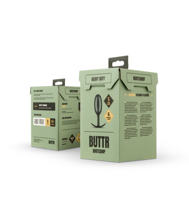 BUTTR BUTTR - Heavy Duty Verzwaarde Buttplug