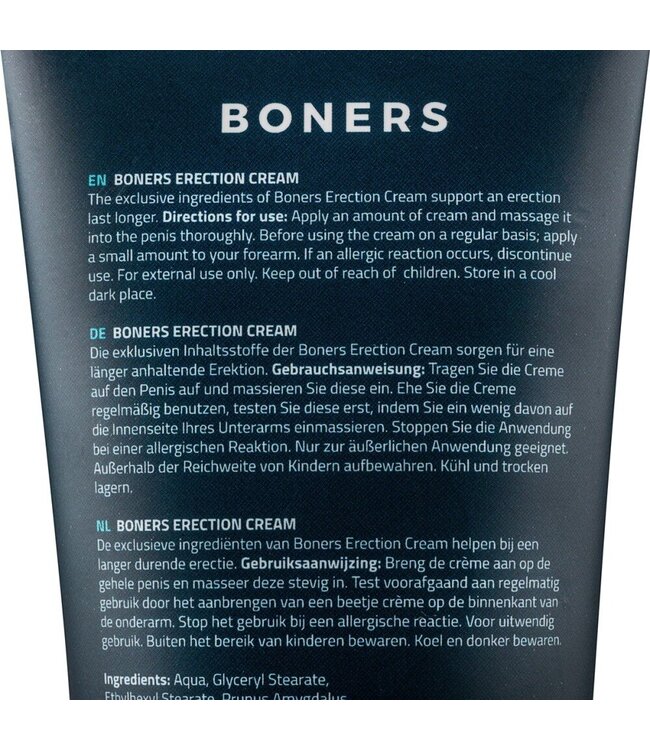 Boners Boners Erectiecrème - 100 ml