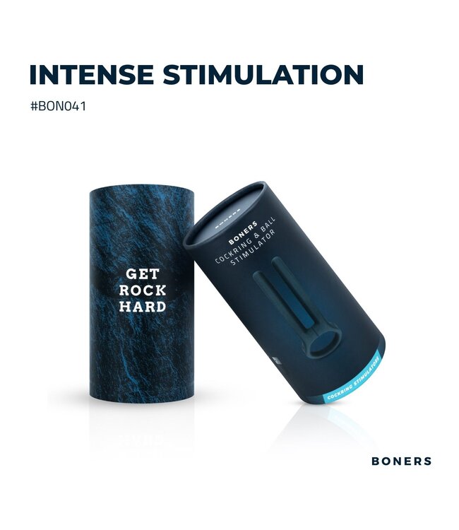 Boners Boners Cockring & Ball Stimulator - Blauw
