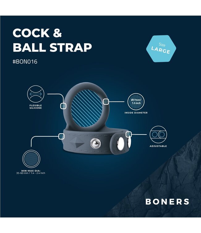 Boners Boners Cock & Ball Strap - L