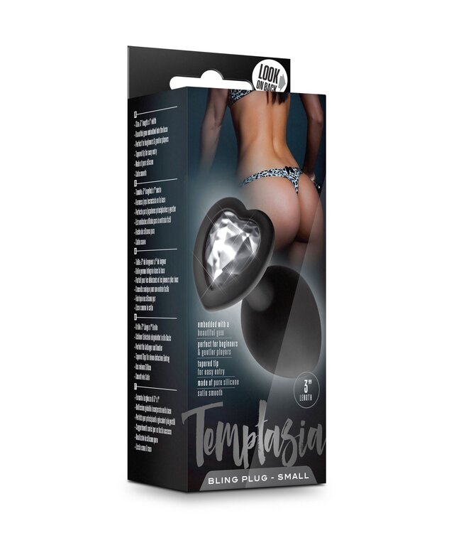 Temptasia Temptasia - Bling Anaalplug - Small - Zwart