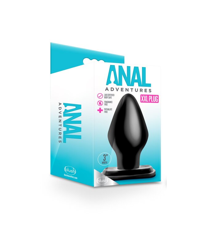 Anal Adventures Anal Adventures - XXL Anaal Plug - Zwart