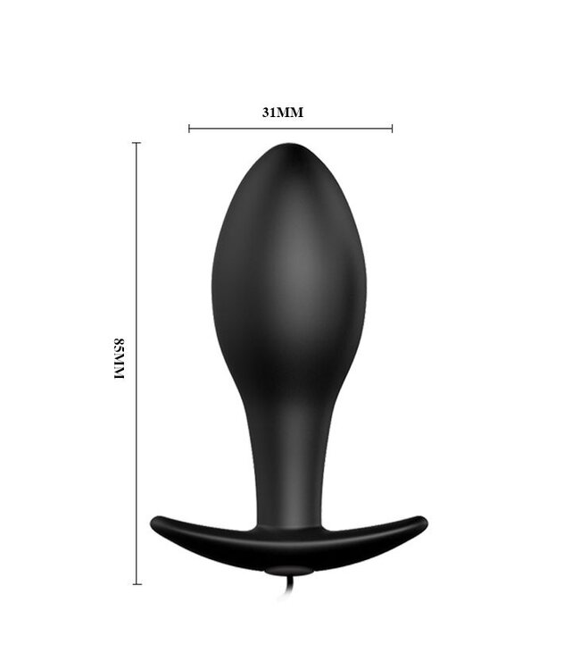 Pretty Love Vibrerende Buttplug met Afstandsbediening