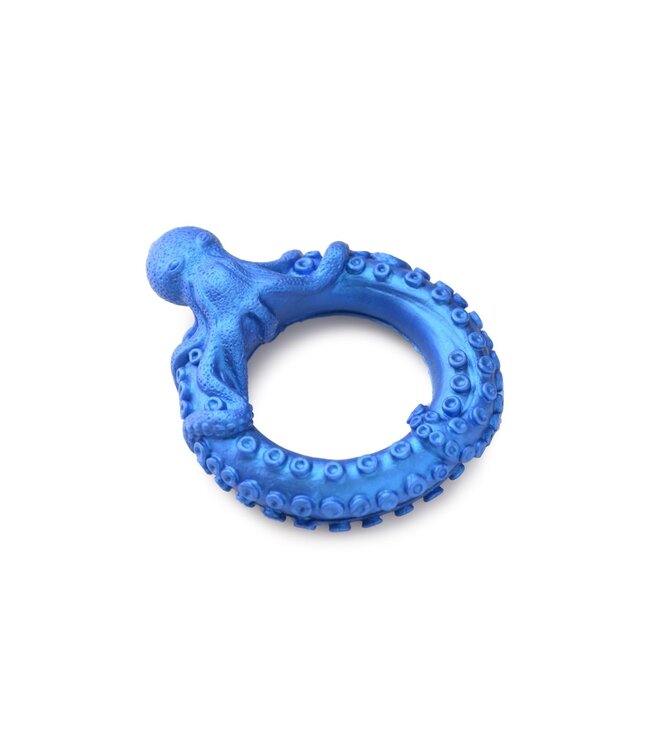 XR Brands XR Brands - Poseidon's Octo-Ring Siliconen Penisring - Blauw
