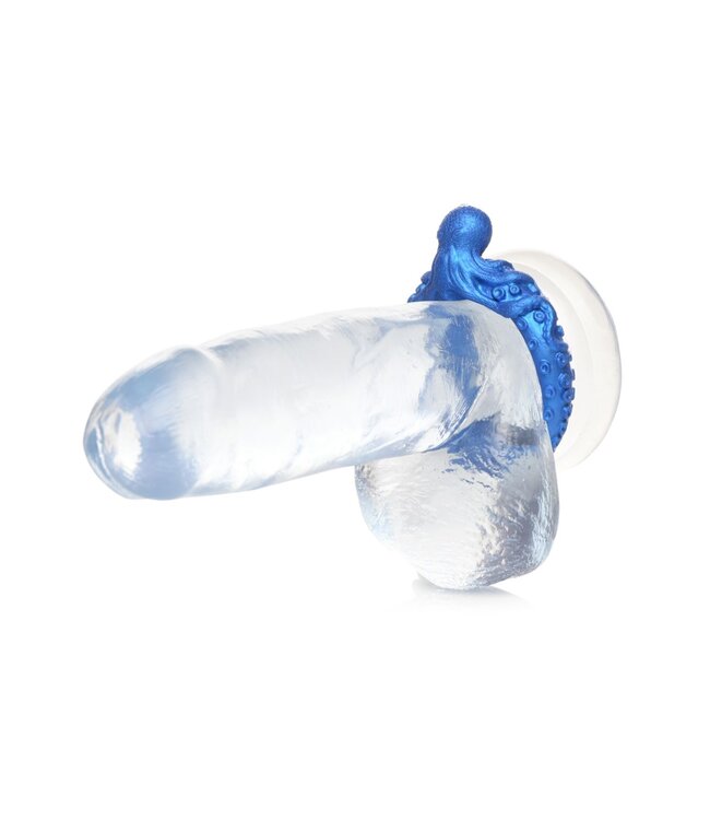 XR Brands XR Brands - Poseidon's Octo-Ring Siliconen Penisring - Blauw