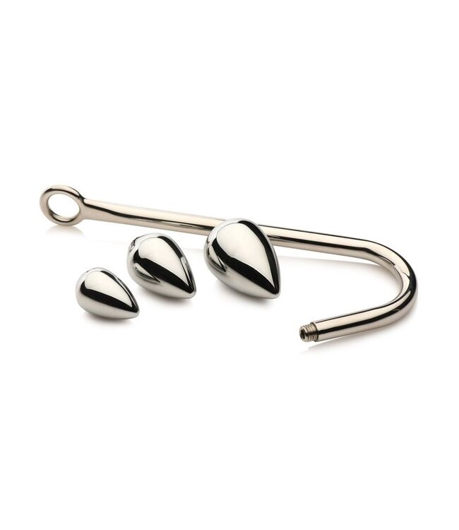 XR Brands Master Series - Anal Hook Trainer Set - Zilver