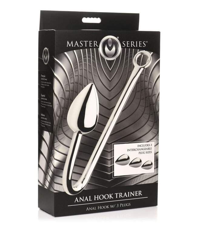 XR Brands Master Series - Anal Hook Trainer Set - Zilver