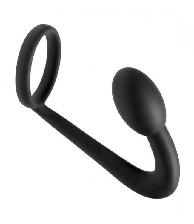 XR Brands Prostatic Play - Explorer Cockring Met Anaalplug