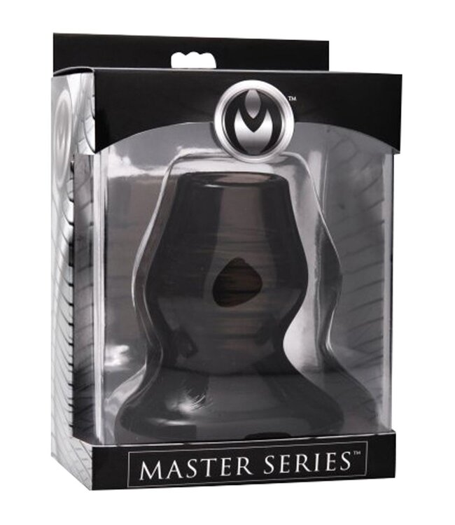 XR Brands Master Series - Excavate Tunnel Anal Plug - Black