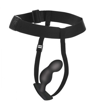 XR Brands P-Spot Plugger Anaalplug met Harnas & Afstandsbediening