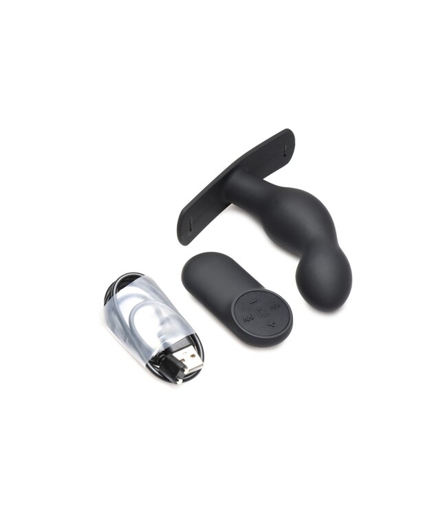 XR Brands P-Spot Plugger Anaalplug met Harnas & Afstandsbediening