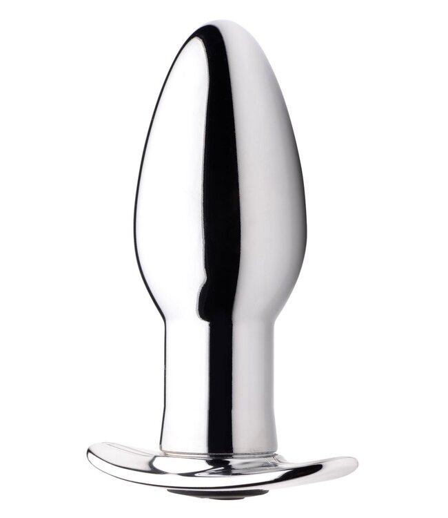 XR Brands Chrome Blast Oplaadbare Buttplug Met Afstandsbediening - Klein
