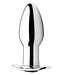 XR Brands Chrome Blast Oplaadbare Buttplug Met Afstandsbediening - Klein