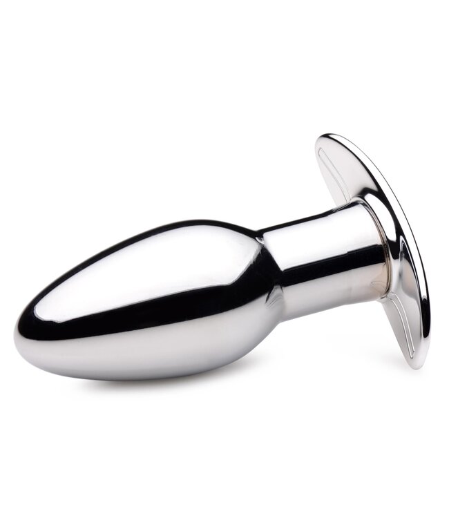 XR Brands Chrome Blast Oplaadbare Buttplug Met Afstandsbediening - Klein