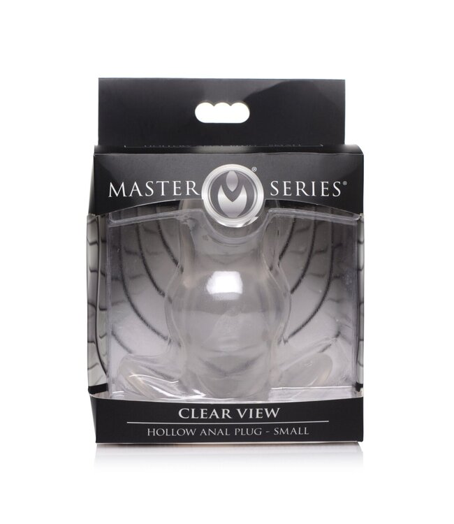 XR Brands Master Series - Clear View Holle Anaalplug - Small