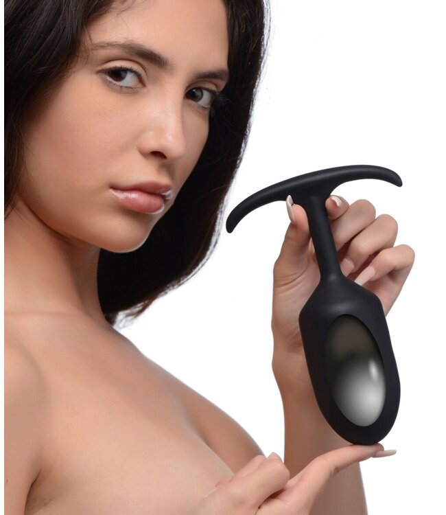 XR Brands Heavy Hitters - Verzwaarde Anaal Plug - XL