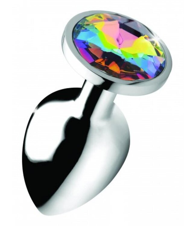 XR Brands Rainbow Gem Buttplug - Groot