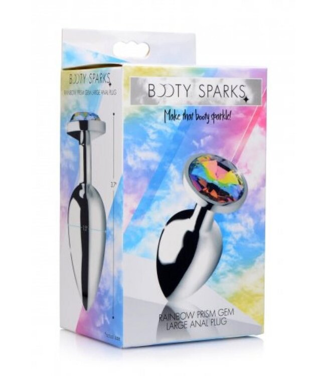 XR Brands Rainbow Gem Buttplug - Groot