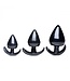 XR Brands Triple Spades Driedelige Buttplug Set