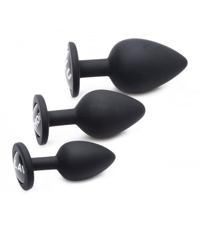 XR Brands Dirty Words Buttplug Set