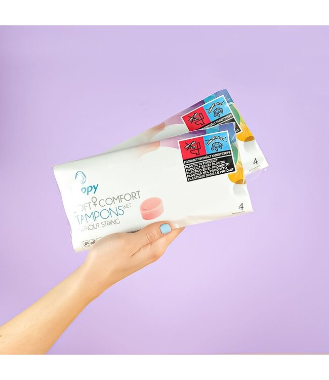 Beppy Beppy Soft + Comfort Tampons WET - 8 stuks