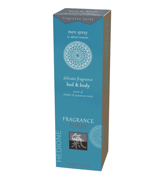 Shiatsu Feromonen Bed & Body Spray Voor Mannen - Amber & Japanse Mint