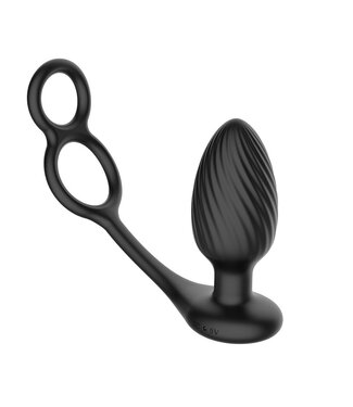 Nexus Nexus - Tornado Roterende Anaal Plug met Cock & Ball Rings