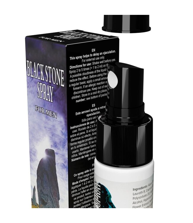 Cobeco Pharma Orgasme Vertragende Spray - Black Stone