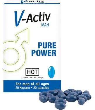 HOT HOT V-Activ Pure Power Voor Mannen - 20 stuks