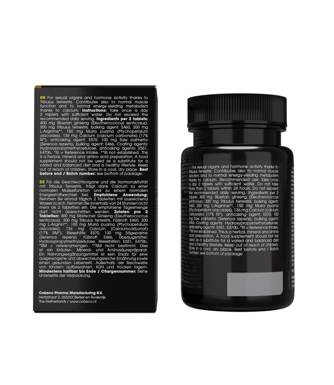 Big Boy Golden XXL Erectiepillen - 45 stuks