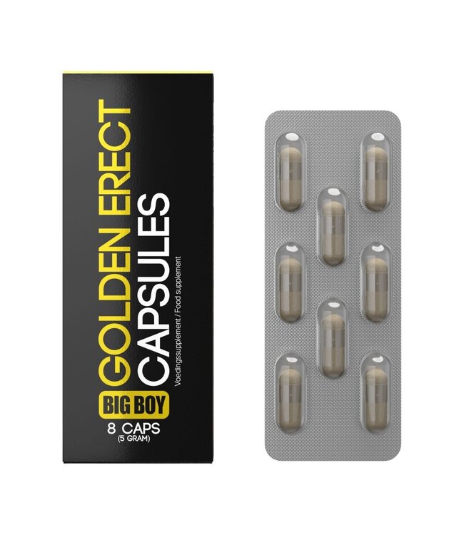Big Boy Golden Erectie Pillen - 8 stuks
