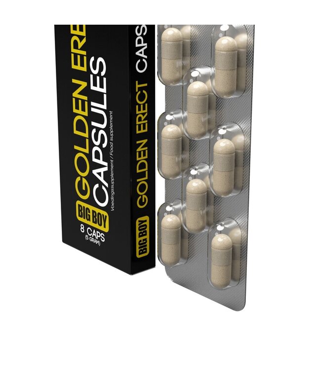 Big Boy Golden Erectie Pillen - 8 stuks