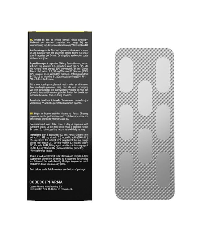 Big Boy Golden Erectie Pillen - 8 stuks