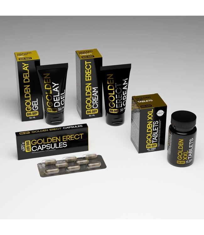 Big Boy Golden Erectie Pillen - 8 stuks