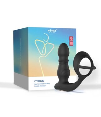 HoneyPlayBox HoneyPlayBox – Cyrus Thrusting Prostate Vibrator – Zwart