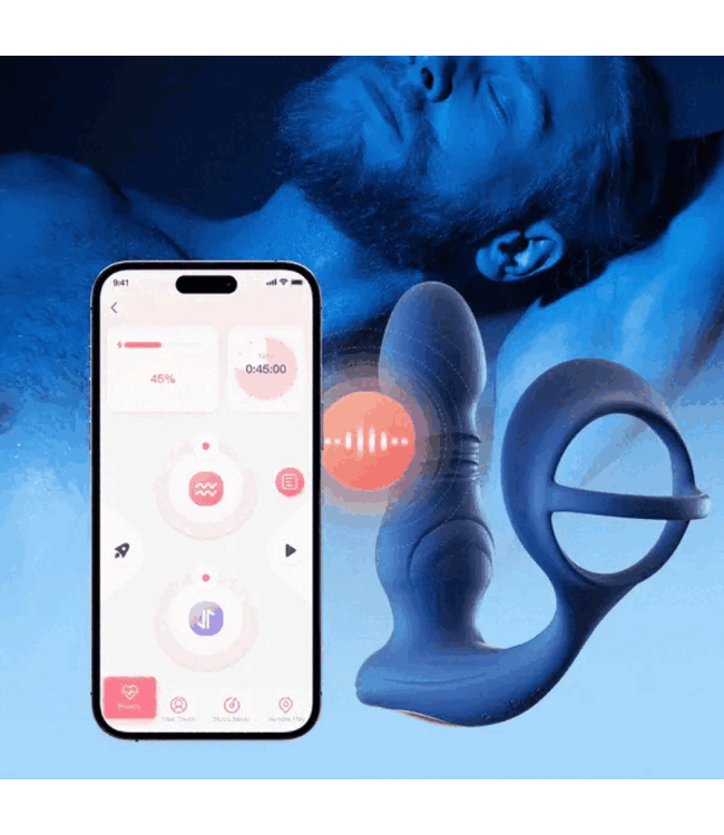 HoneyPlayBox HoneyPlayBox – Cyrus Thrusting Prostate Vibrator – Zwart