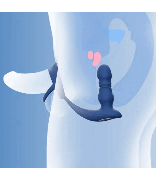 HoneyPlayBox HoneyPlayBox – Cyrus Thrusting Prostate Vibrator – Zwart