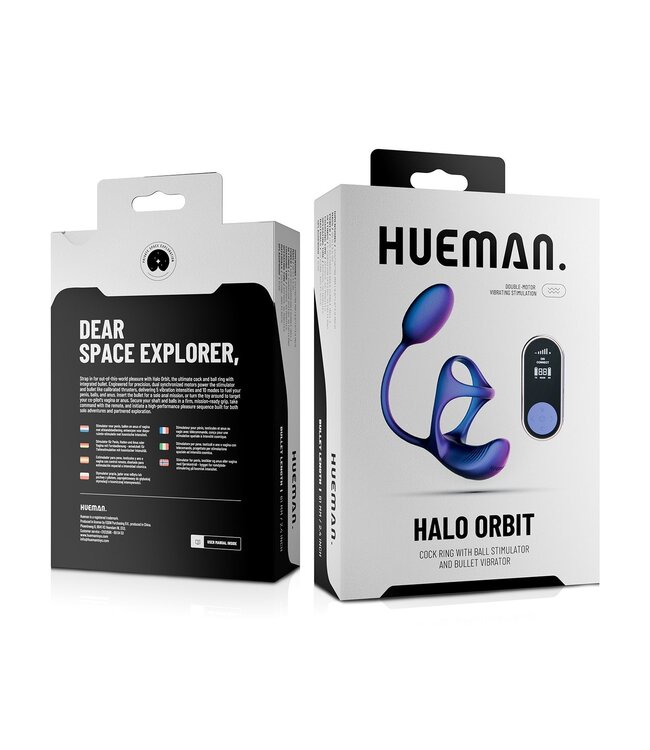 Hueman Hueman - Halo Orbit Cockring - Dubbele Stimulatie