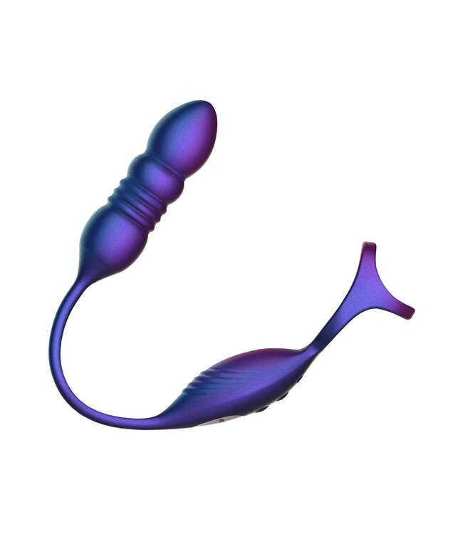 Hueman Hueman - Deep Impact Cock- & Ballring - Met Stotende Prostaatstimulator