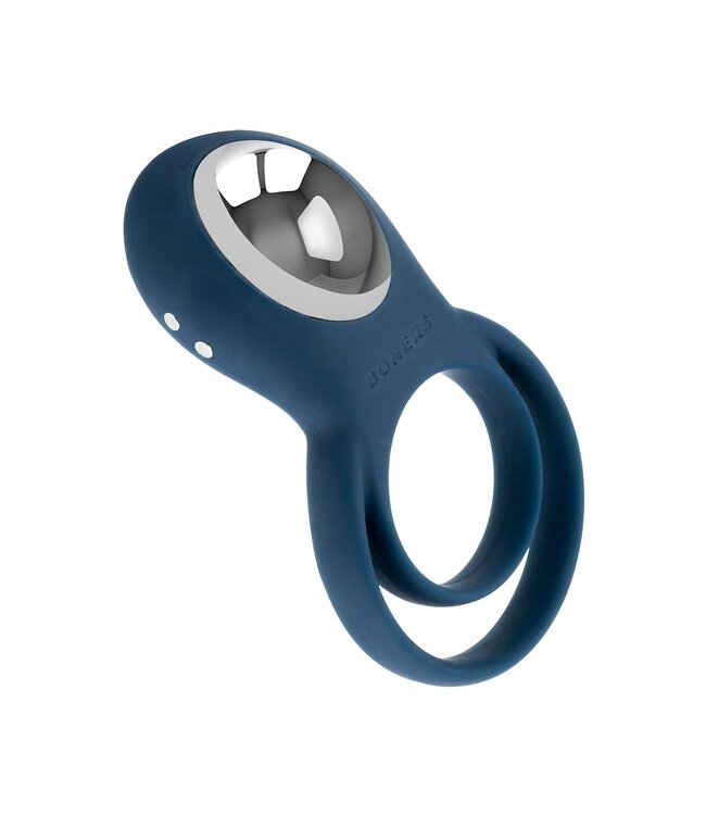 Boners Boners - Vibrerende Cockring voor Koppels - Blauw