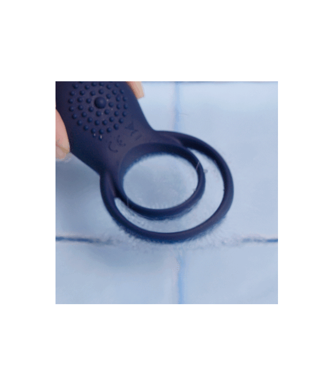 Boners Boners - Vibrerende Cockring voor Koppels - Blauw