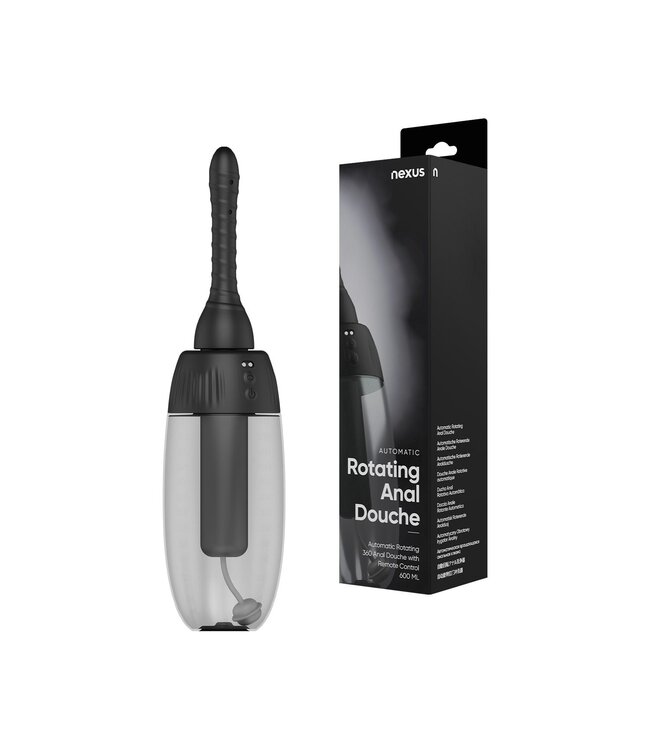 Nexus Nexus – Automatic Rotating 360° Anal Douche – Zwart