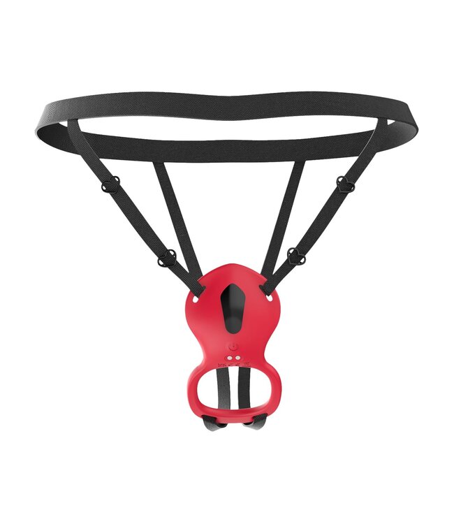 Teazers Teazers - Wearable Clitoris Stimulator Harness - Rood