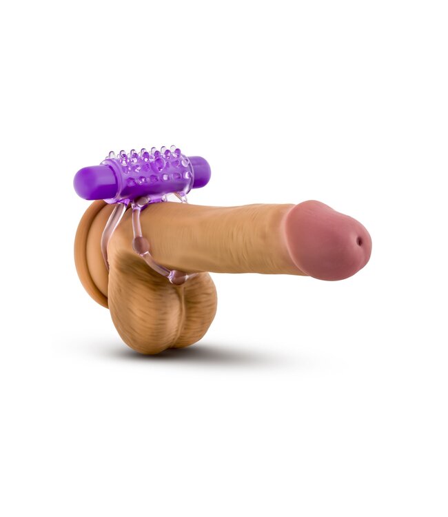 Blush Blush - Play With Me The Player Vibrerende Dubbele Cockring met Ball Strap