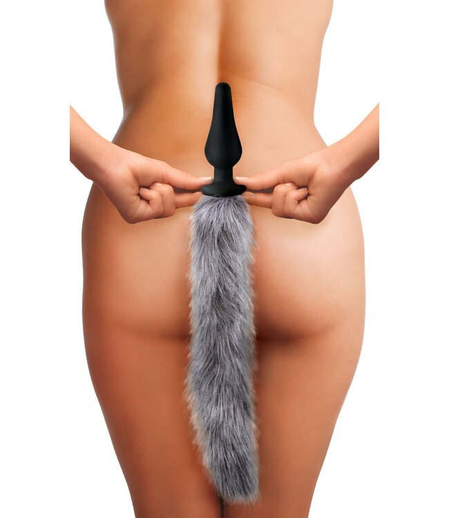 XR Brands TAILZ - Grey Wolf Staartplug & Oorenset