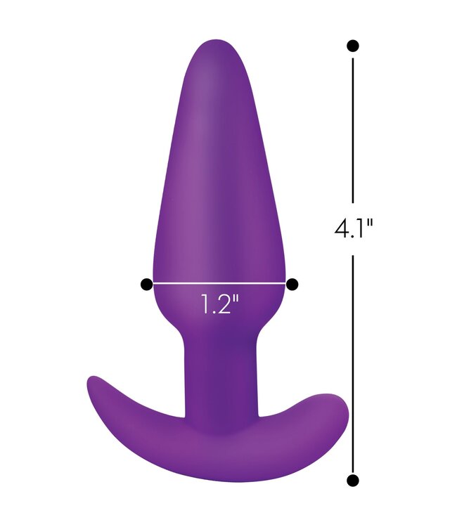 XR Brands BANG! - Vibrerende Anaalplug met Afstandsbediening - Paars