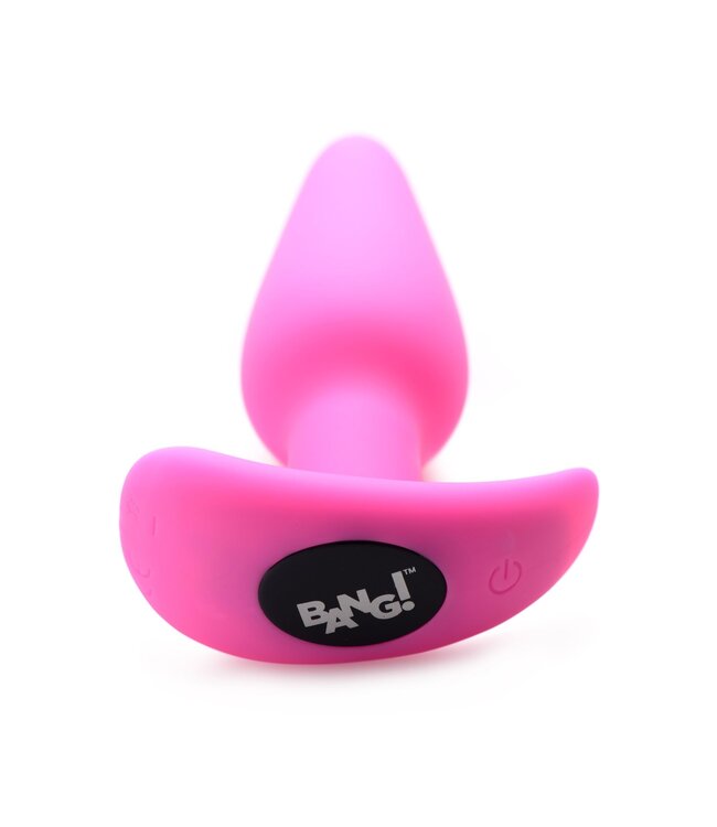 XR Brands BANG! - Vibrerende Anaalplug met Afstandsbediening - Roze