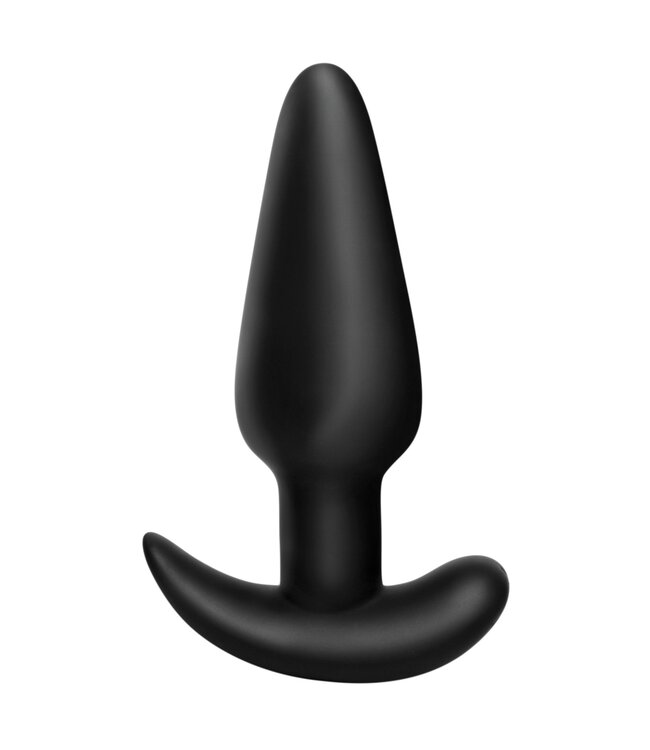 XR Brands BANG! -  Vibrerende Anaalplug met Afstandsbediening -Zwart