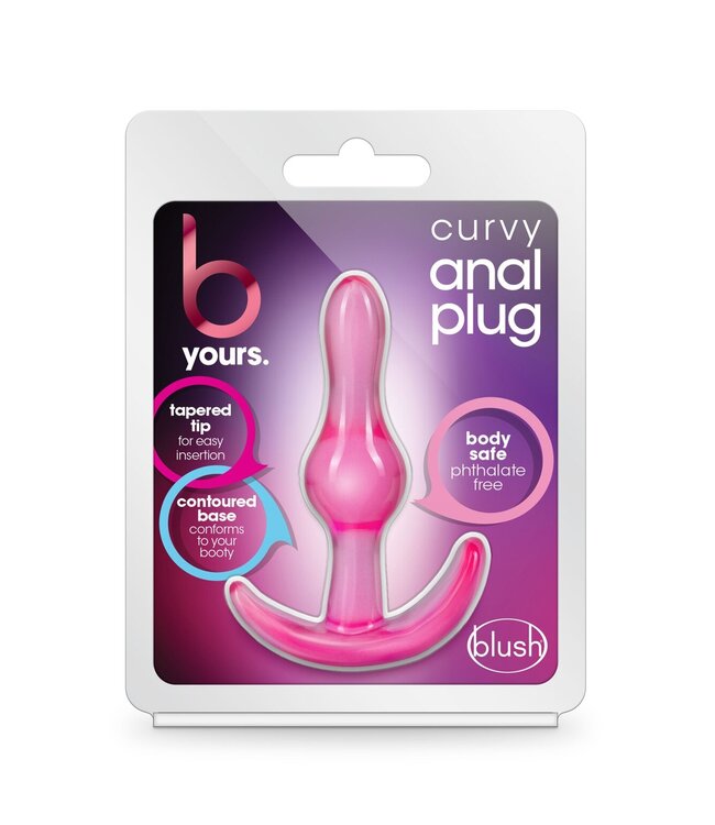 B Yours B Yours - Gebogen Buttplug - Roze