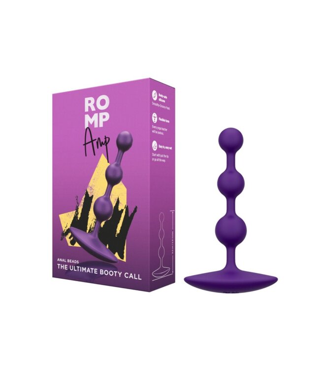 ROMP ROMP – Amp Siliconen Anaal Kralen – Paars